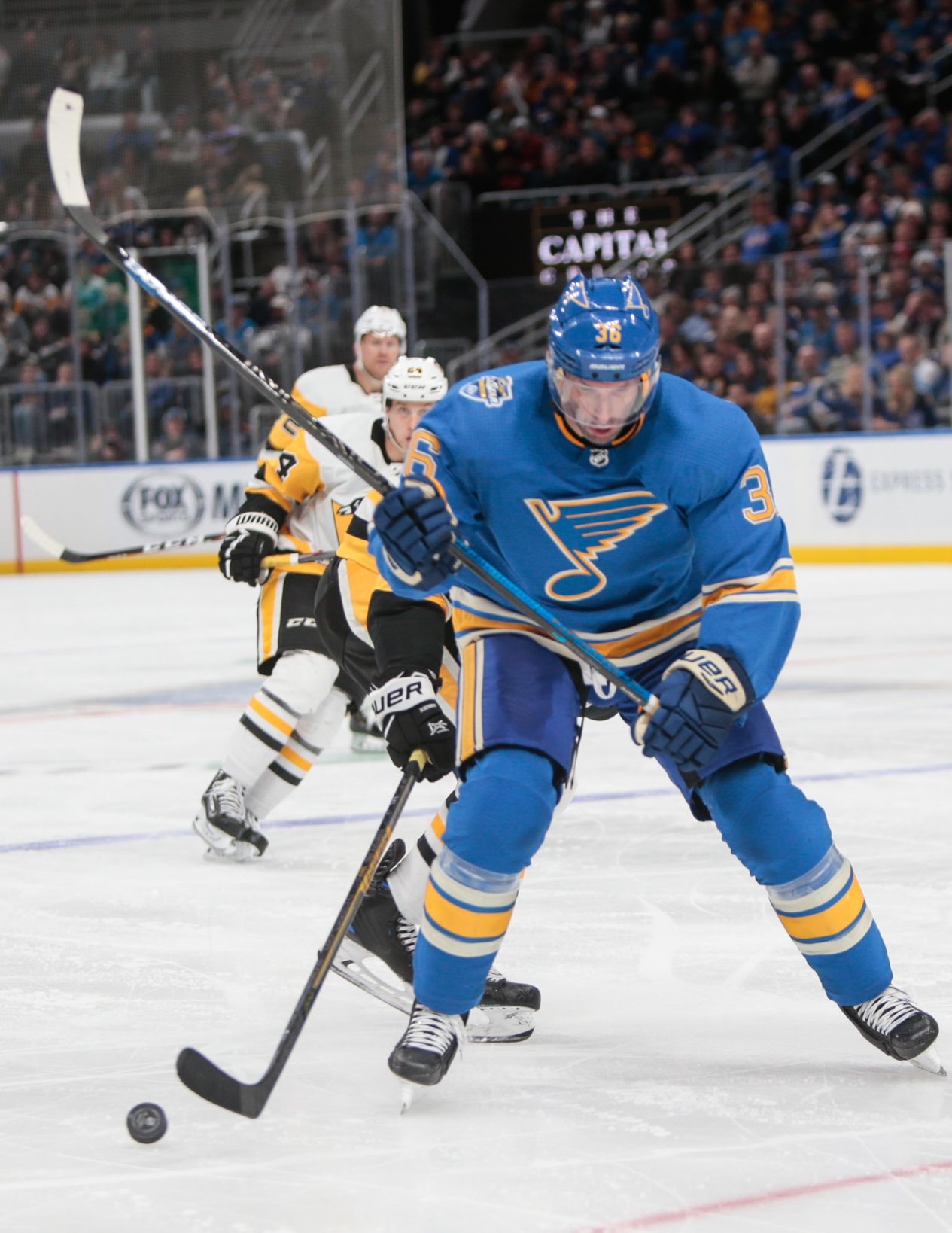 Blues take on Penguins at home